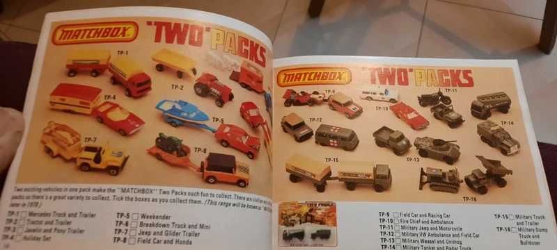Catálogo de miniaturas Matchbox de 1978