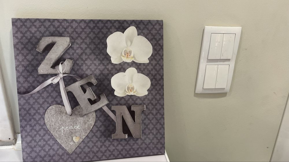 Conjunto de dois quadros pequenos
