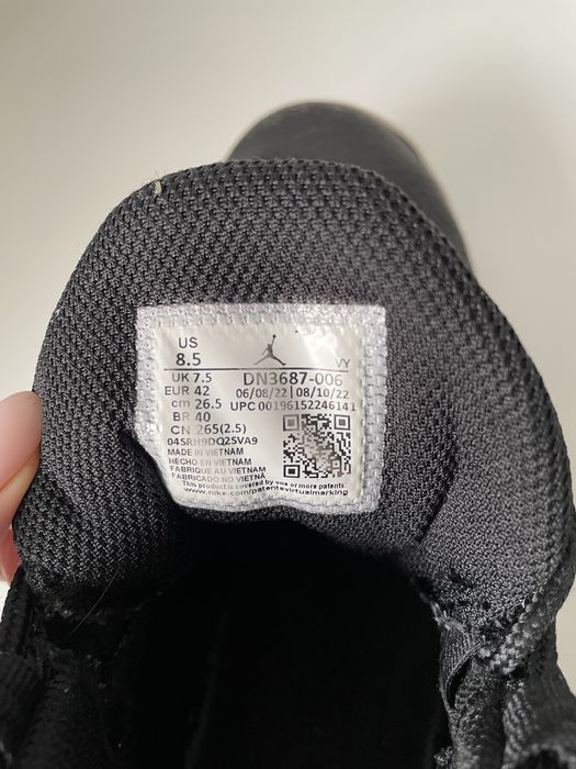 Buty Jordan za kostkę czarne 42