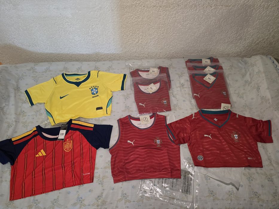 22 Camisolas de seleção portusal e outros