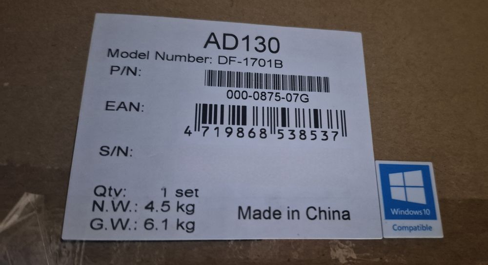 Skaner biurowy Avision AD130 ADF Duplex A4 - Komplet