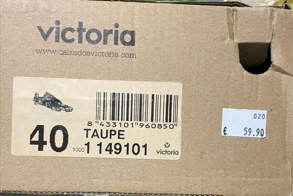 Sapatilhas  da Victoria