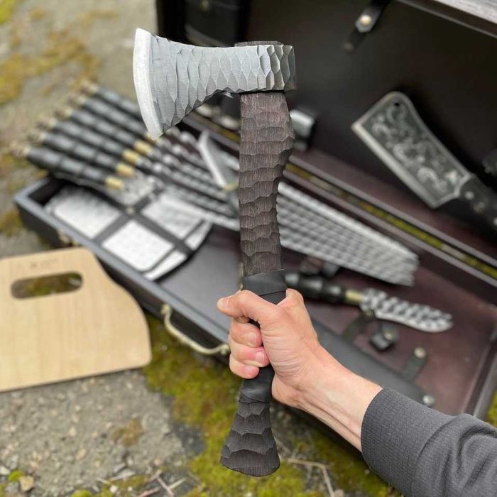 Набір шампурів Вікінг2.0 BS6 Подарок мужчине Набор для шашлыка в кейсе