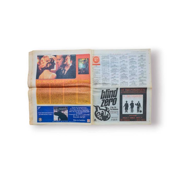 Revista BLITZ – Capa “Underworld / Pearl Jam / António Abrunhosa”-1990