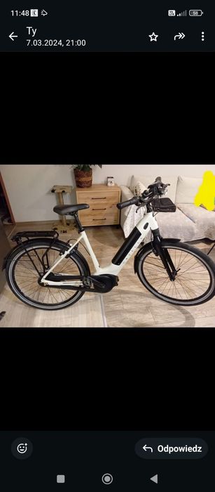 Piękna gazella elektryczna jak nowa