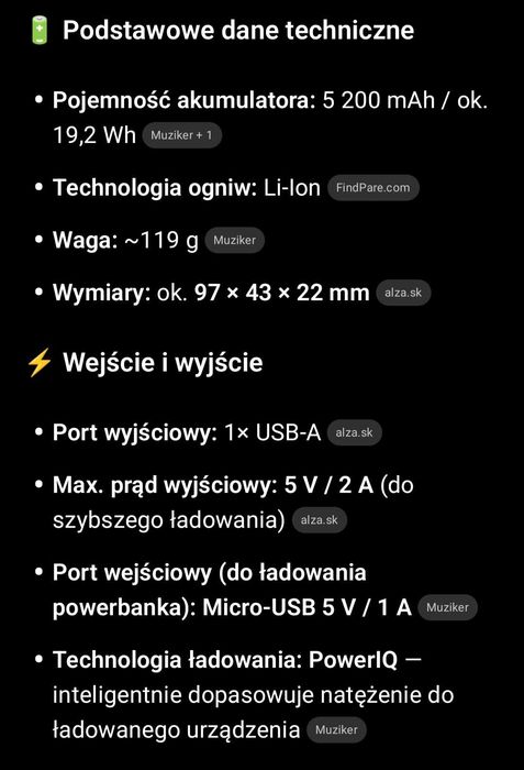 Powerbank Anker Astro E1 5200mAh