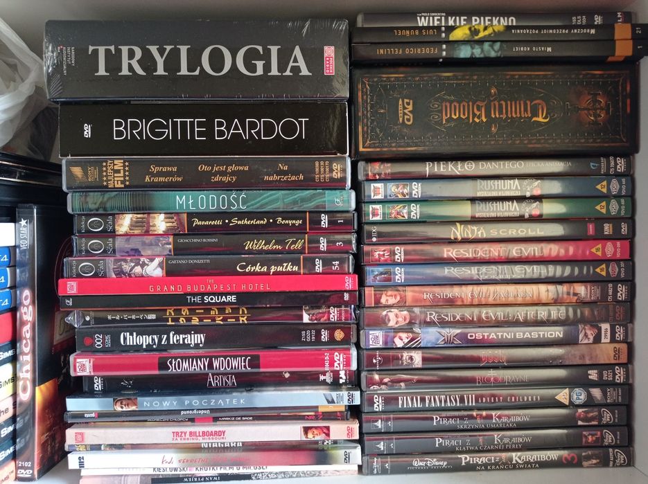 Gigantyczna kolekcja filmów DVD tylko oryginalne i oficjalne wydania!
