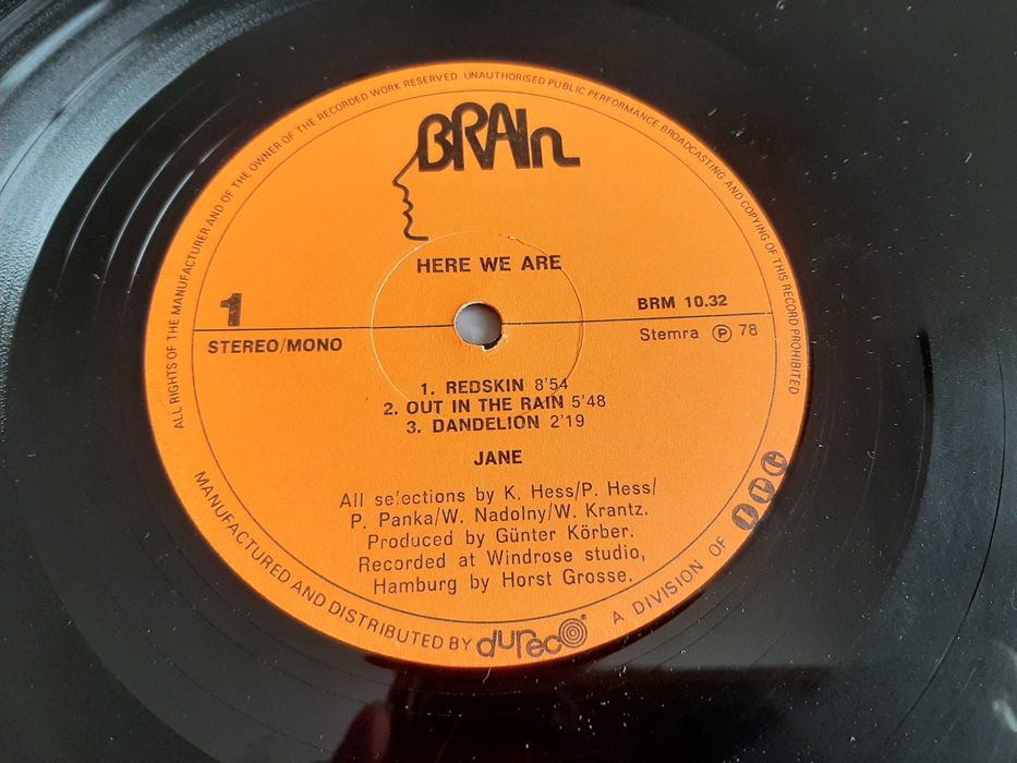 Jane - Here We Are - Holanda - Vinil LP