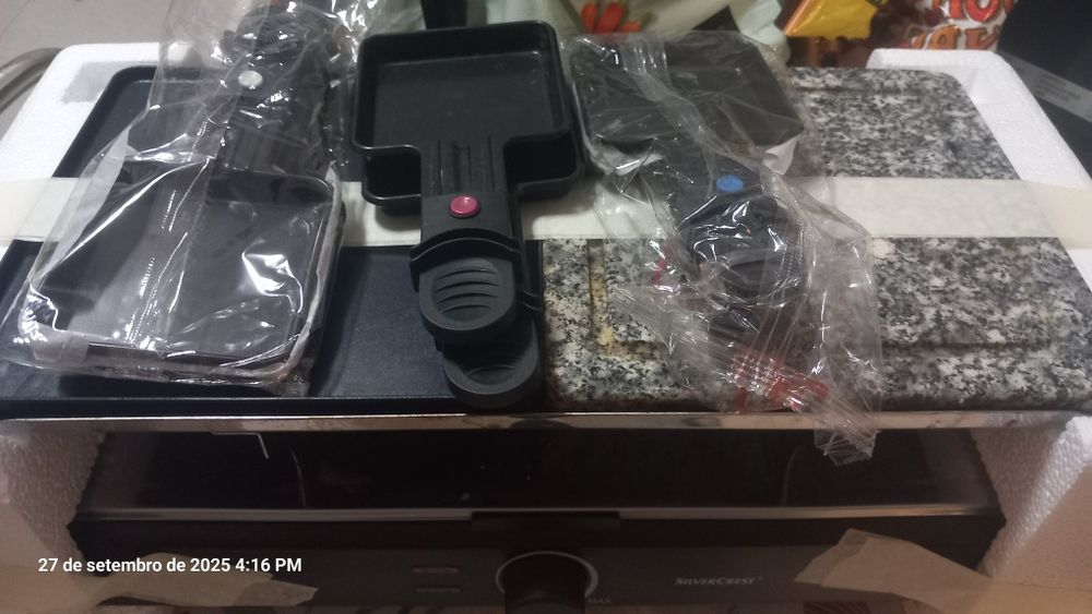 Churrasqueira dupla.