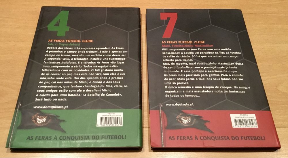Livros infantis/juvenis - Série “As Feras Futebol Clube”