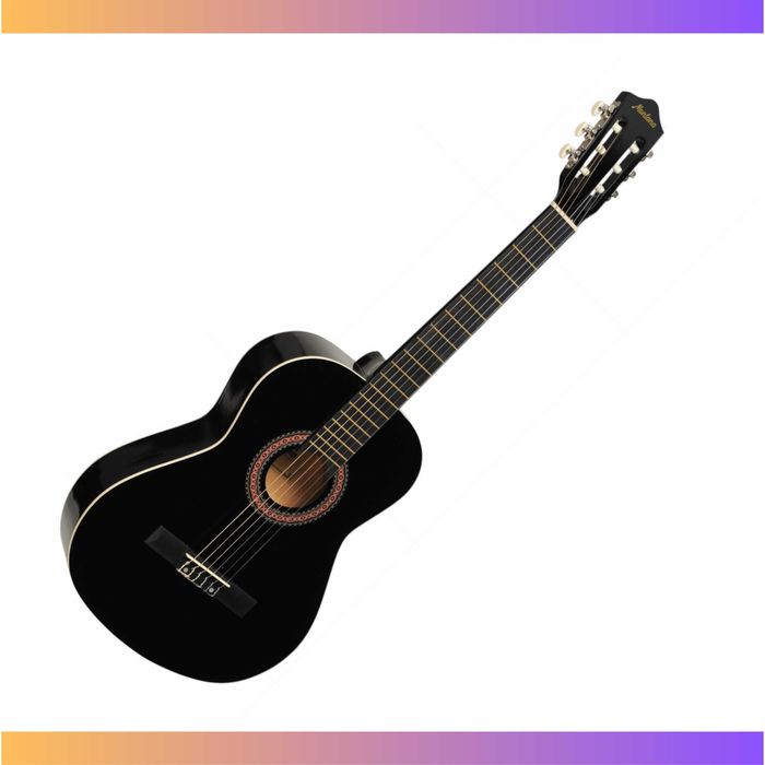 Gitara klasyczna 4/4 czarna | nylonowe struny | Nowa