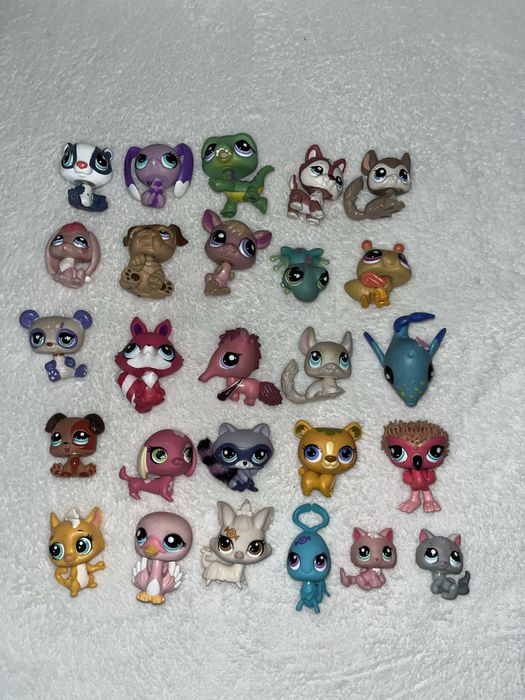 Lote de 26 Littlest Pet Shop originais Hasbro (anos 2000 e 2010) - LPS