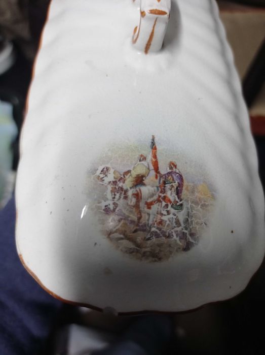 Caixa Escova Dentes Antiga Loiça Sacavém