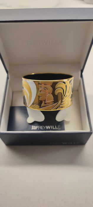 Bransoletka Freywille, damska, pozłacana