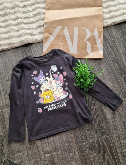 Zara bluzka bawełniana kuromi sanrio