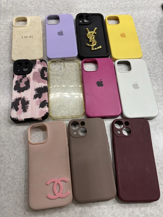 Чохли для iPhone 13 mini — 11 шт., гарний стан, продаж одним лотом