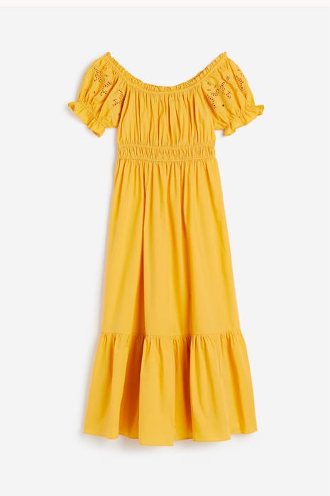 Сукня сарафан з прошвою m L