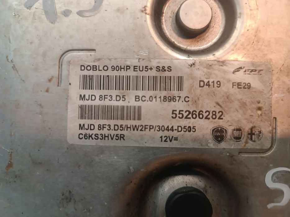 UNIDADE / CENTRALINA DO MOTOR FIAT DOBLO / OPEL COMBO 1.3JTD 90CV