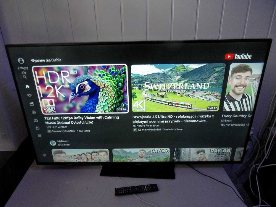 LED tv  55 "  4K Smart-tv. wi-fi dvb-t/2 gwarancja
