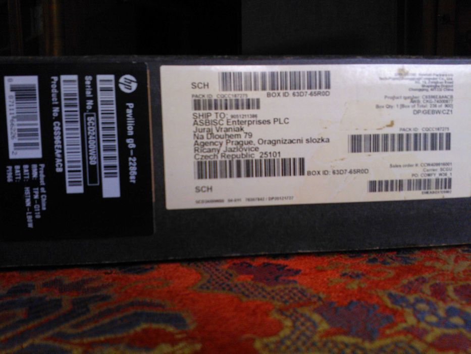 HP Pavilion g6-2286sr