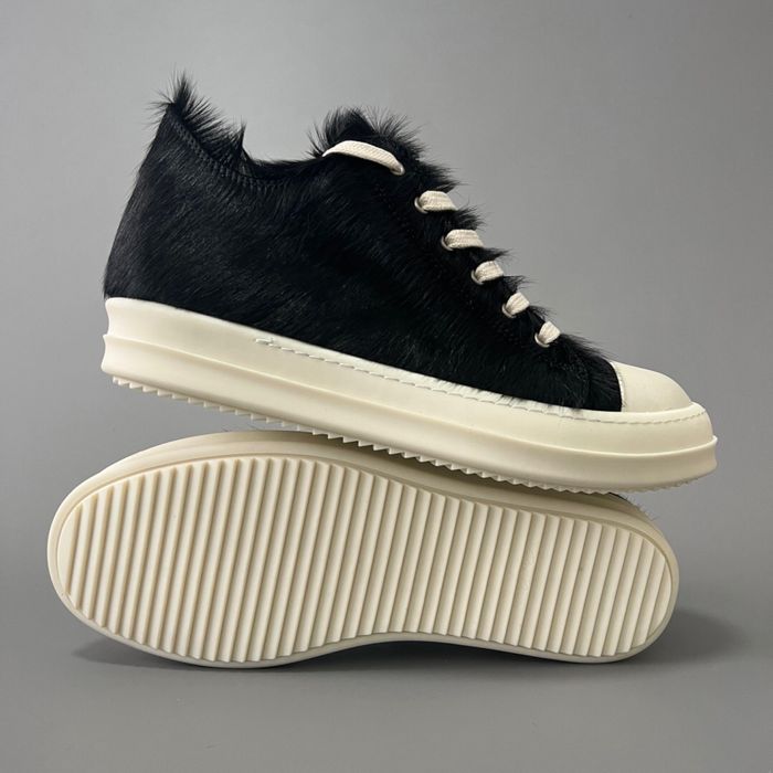 Нові Кеди Rick Owens Ramones Low Pony Hair/38-44/Преміум якість!