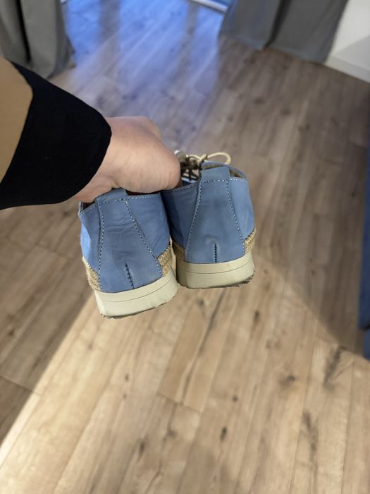 Туфлі мокасини еспадрильї кеди блакитні