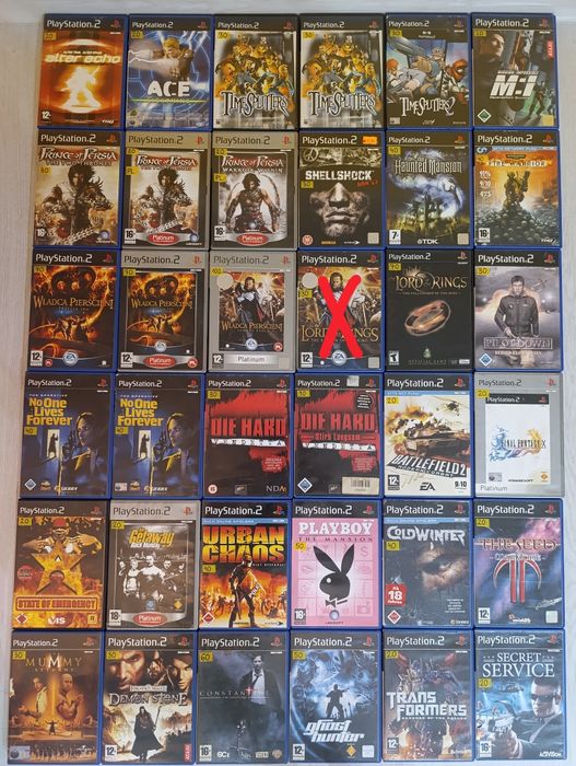 Kolekcja gier na PS2  Nr. 7/9 * Sprawdź * 313 Pozycji * wysyłka gry *