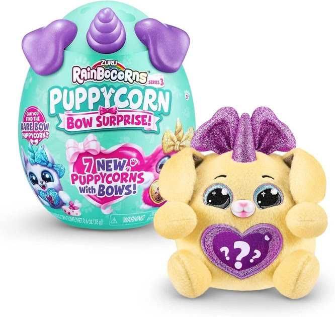 Іграшка-сюрприз Rainbocorns Puppycorn Bow Surprise Plush Animal