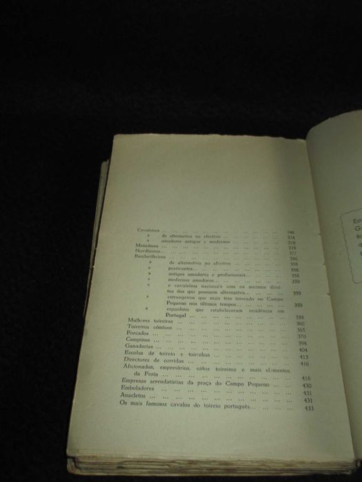 Livro Lisboa das Toiradas Pepe Luís 1947