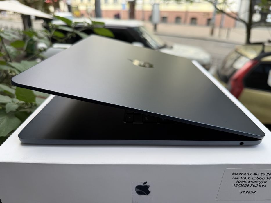 Open Box MacBook Air 15” M4 16/256Gb Midnight (15 циклів)
