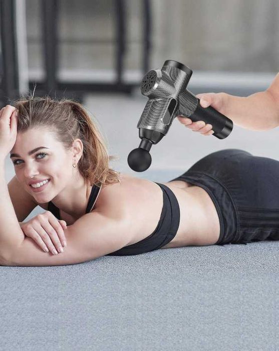 NOWY Masażer Pistolet Do Masażu Pleców Ciała Pleców Karku Ciała Szyji