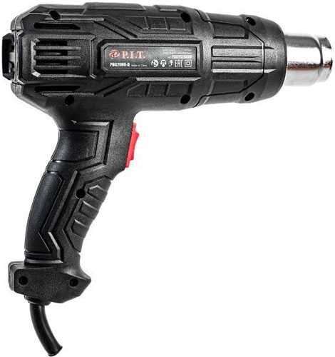 Технічний будівельний фен P.I.T. 2300Вт 300-600 С 4 насадки кейс PL