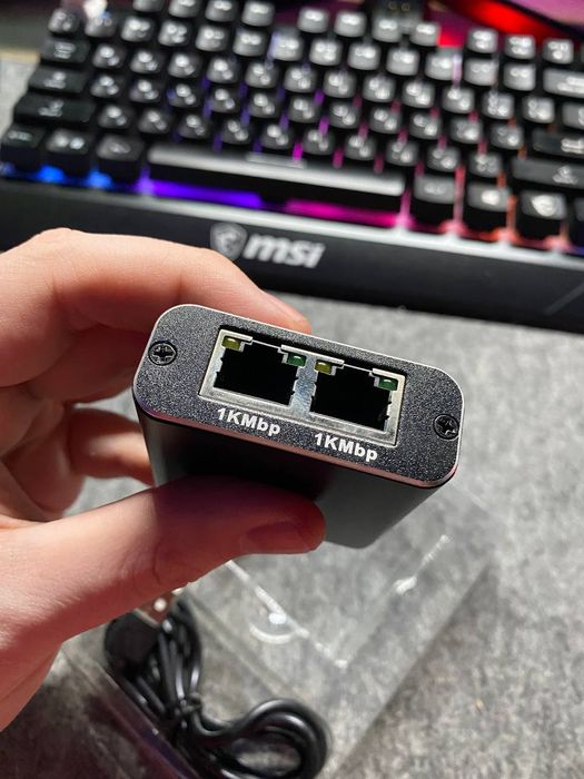 Network cable splitter 1000 mbps