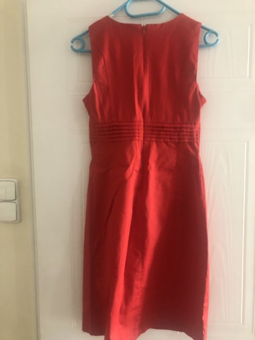 Czerwona elegancka sukienka wizytowa Camaieu rozm 36