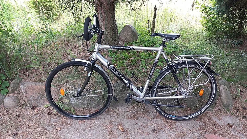 Alu Rower Miejski Męski Intersens CR 580 3x9 Full Deore LX Carbon 28