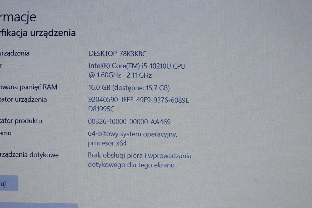 Acer aspire a515-5A58E0