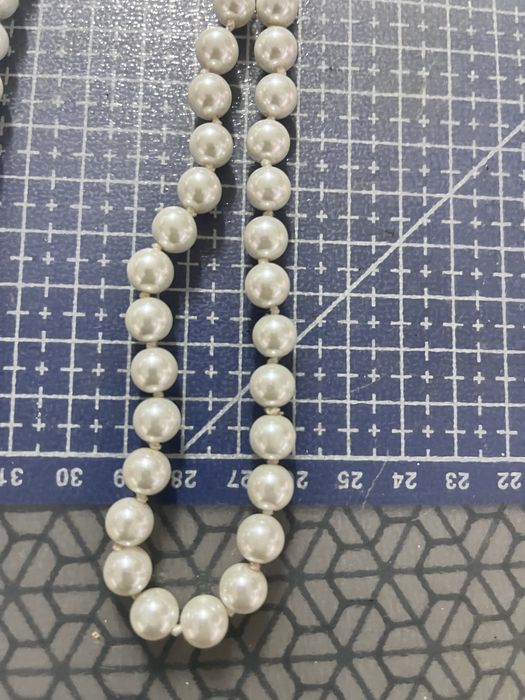 Colar de perolas vintage antigo