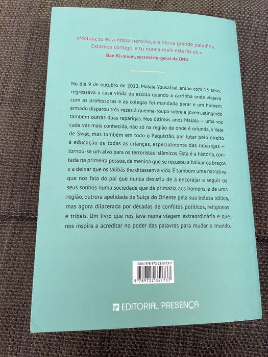 Livro “Eu, Malala”