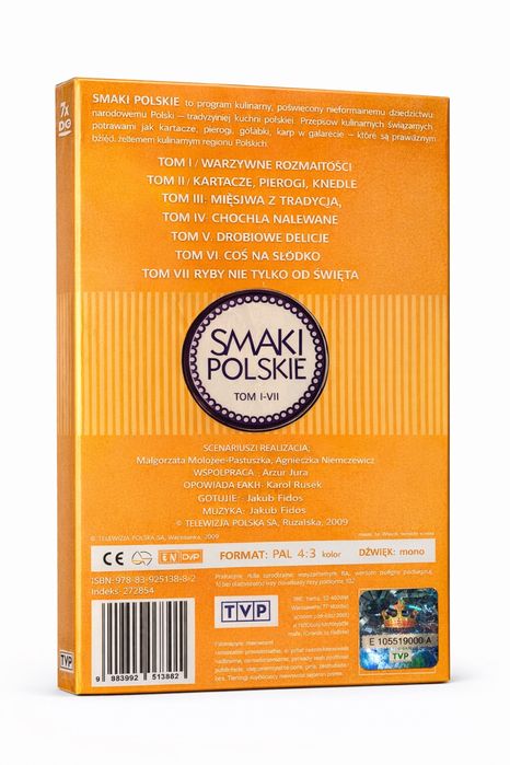 Smaki polskie tom 1-7 DVD