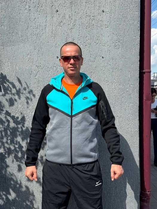 Оригінал спортивна чоловіча кофта Nike Tech Windrunner спортивна зіпка IH4302-084 S  M L XL весна осінь демісезон повсякденна  кофта з капюшоном оріг