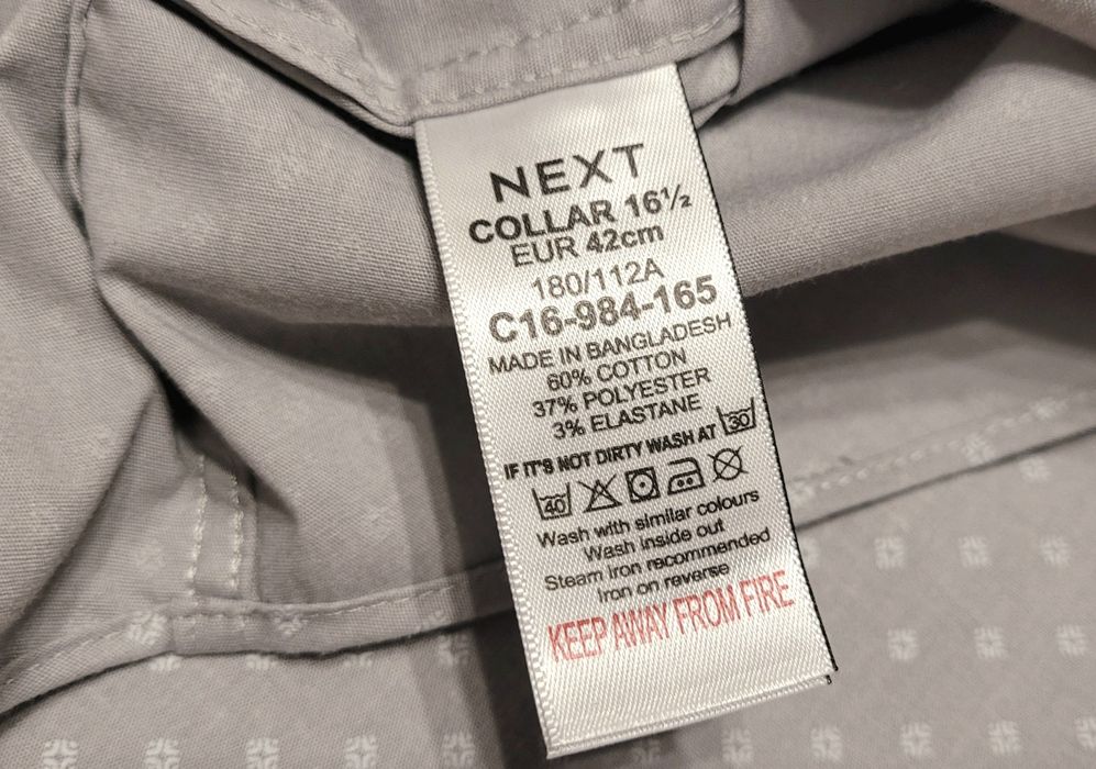 NEXT Tailoring Koszula Męska roz. 16,5 - NOWA