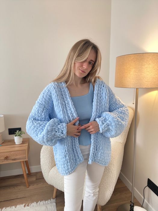Кардиган хмаринка блакитний