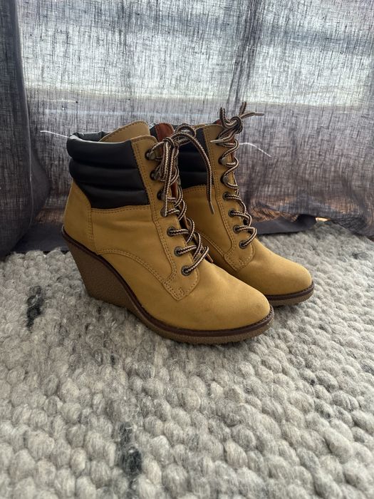 Botki Buffalo 38 skora jak nowe