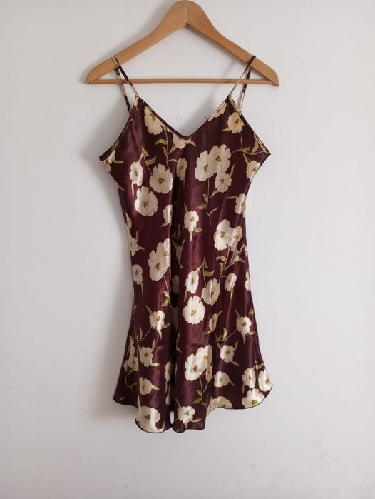 Vestido/Camisa de dormir 100% Seda