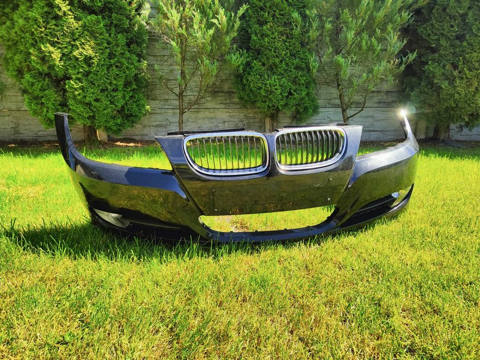 BMW E90/E91 LCI Zderzak Przedni Oryginał Schwarz 2 668