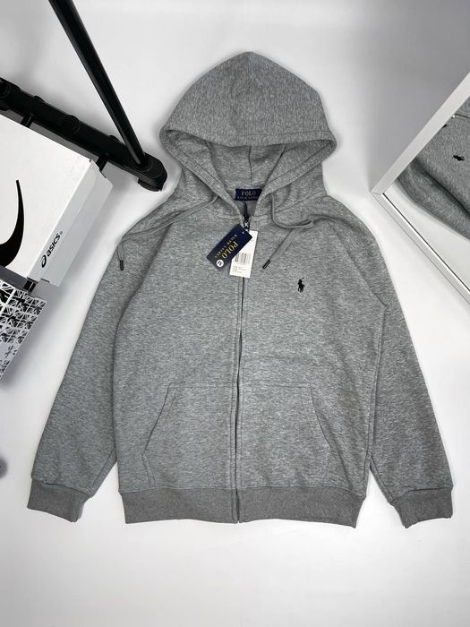 Зіп худі Polo Ralph Lauren чорний, синій, сірий, фліс