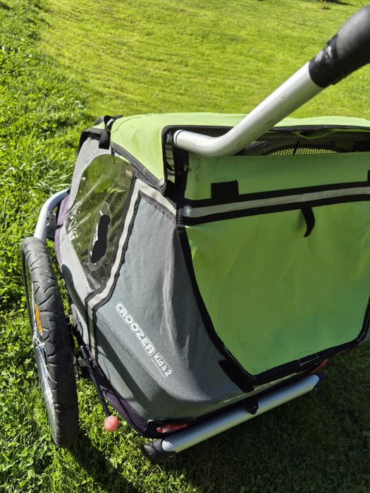 Riksza Croozer 2 osobowa przyczepka rowerowa jogger
