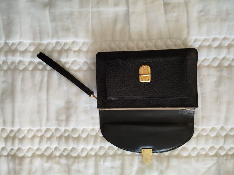 Mala de mão em pele para homem