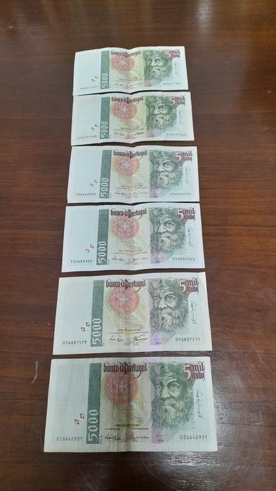 Notas Portuguesas Antigas