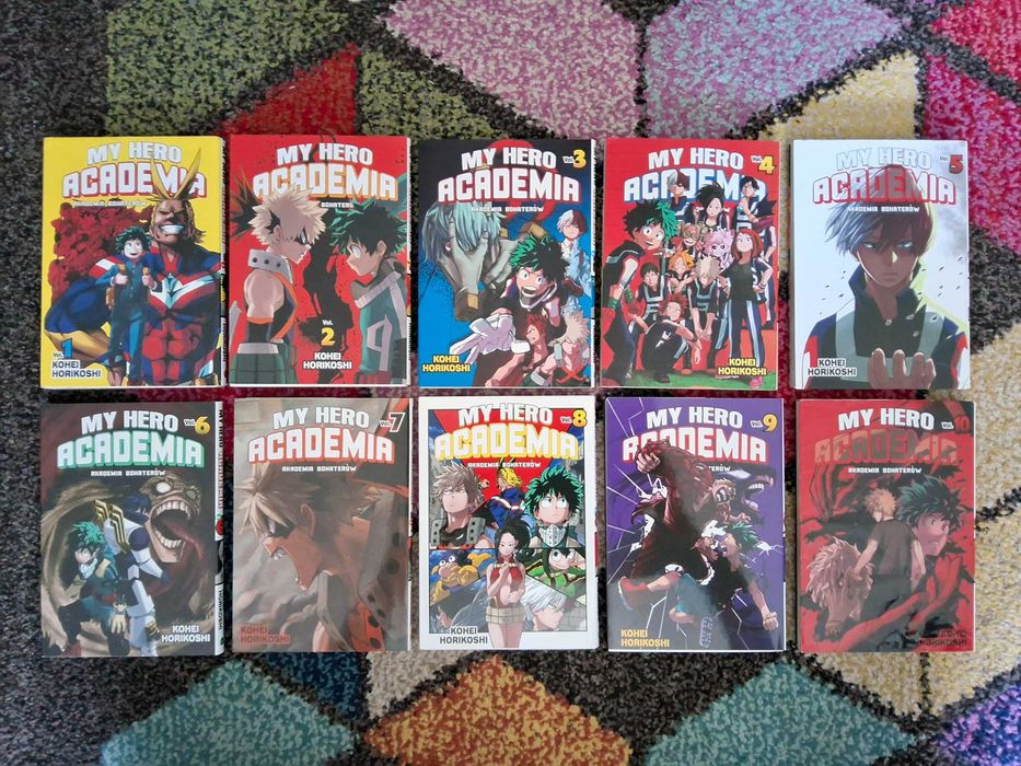 Mangi "My Hero Academia" - tomy 1-36